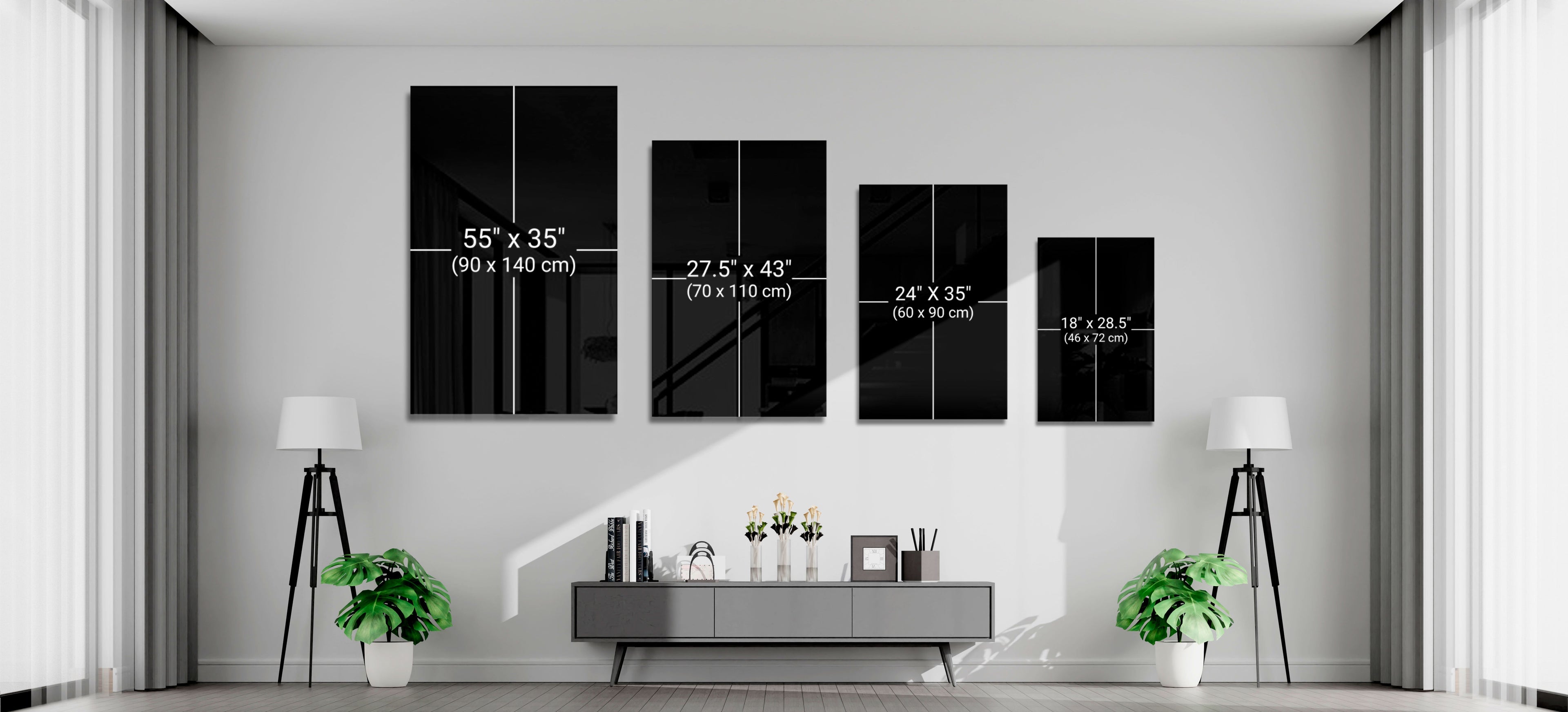 Blooming Glass Wall Art