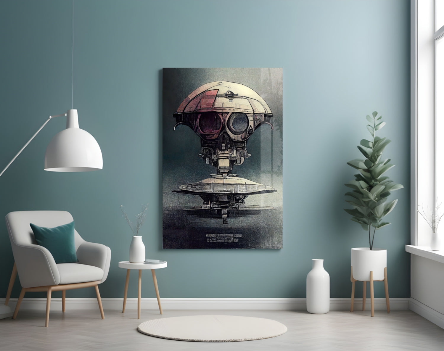The Arrival Glass Wall Art || Designer Collection