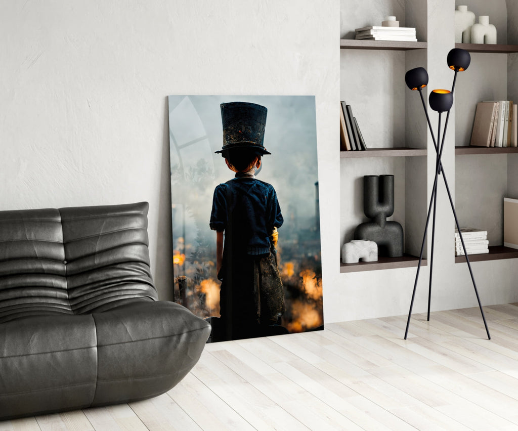 Burning the Past Glass Art  || Designer Collection