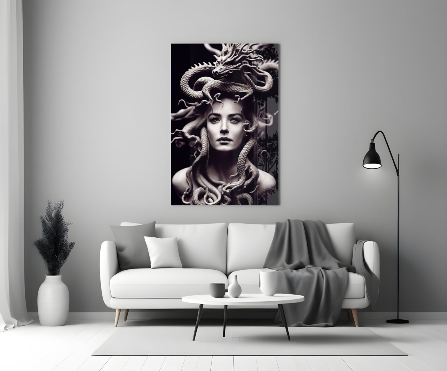 Medusa Glass Art  || Designer Collection