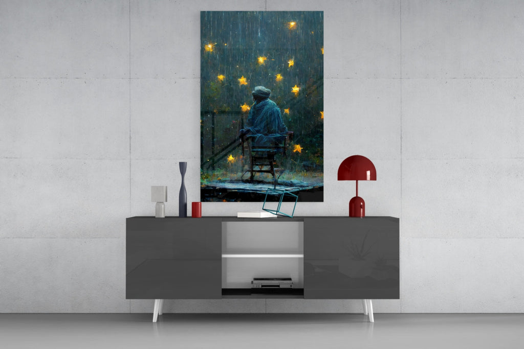 Star Rain Glass Art  || Designer Collection