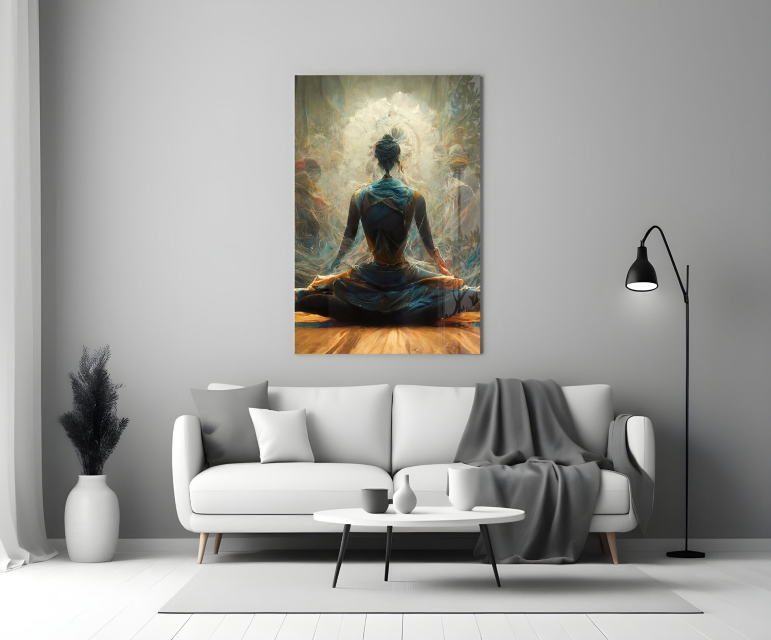 Meditation Glass Art  || Designer Collection