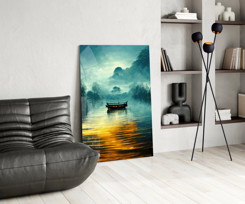 Silence Glass Wall Art  || Designer Collection