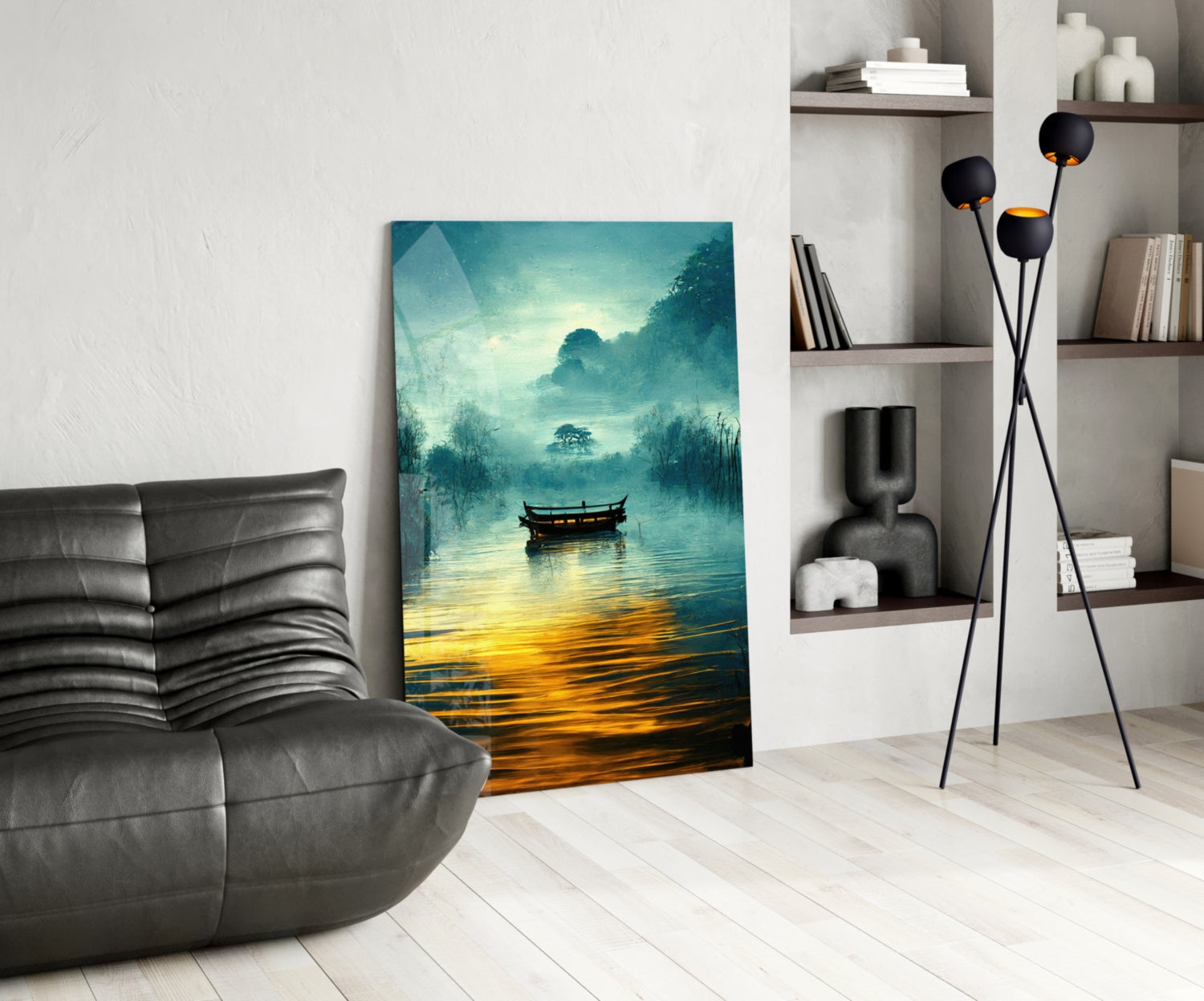 Silence Glass Wall Art  || Designer Collection