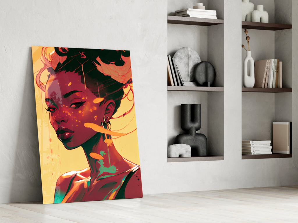 Schuh Glance Glass Wall Art  || Designer Collection