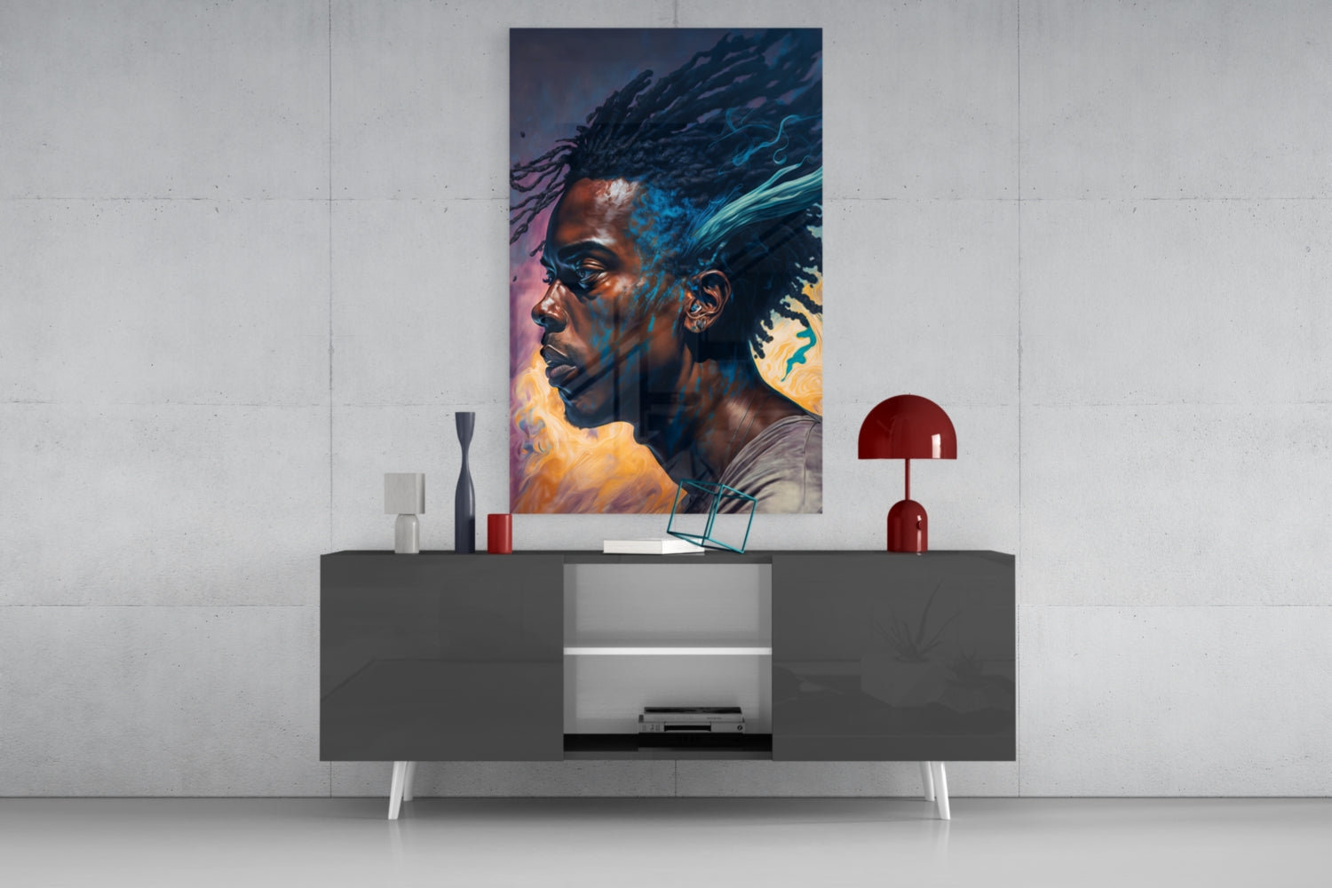 Roy Woods Glass Wall Art  || Designer Collection