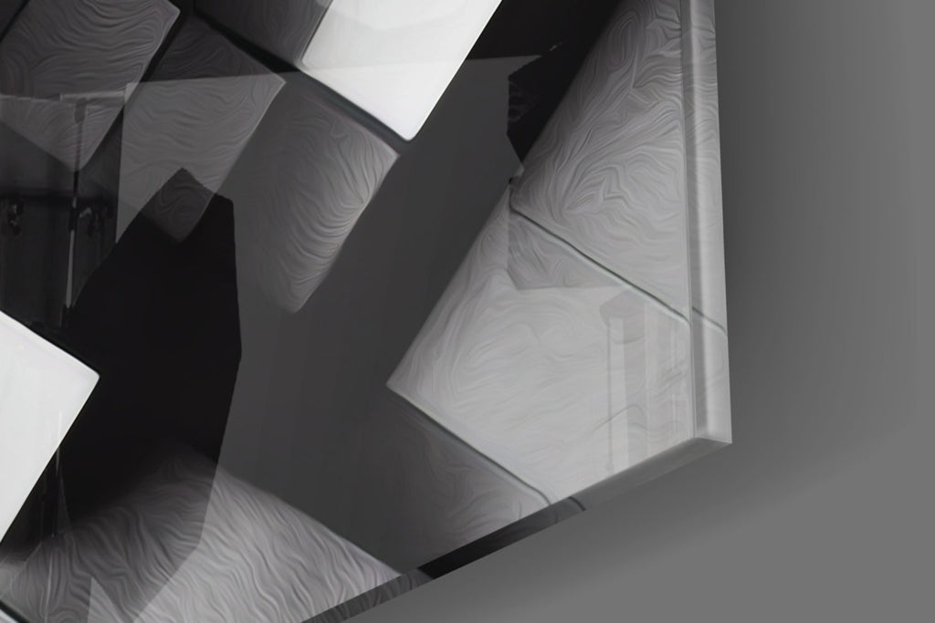 Cubic Glass Wall Art  || Designers Collection