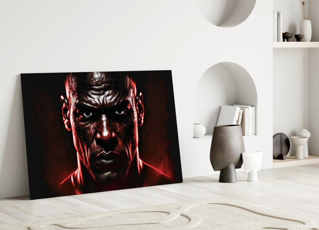 Iconic Michael Jordan Glass Wall Art  || Designer Collection