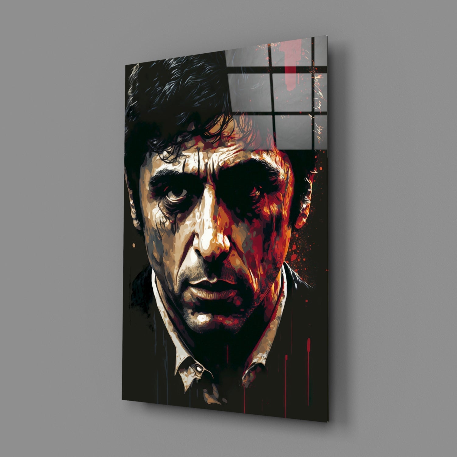 Al Pacino Glass Wall Art  || Designer Collection