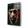 Al Pacino Glass Wall Art  || Designer Collection