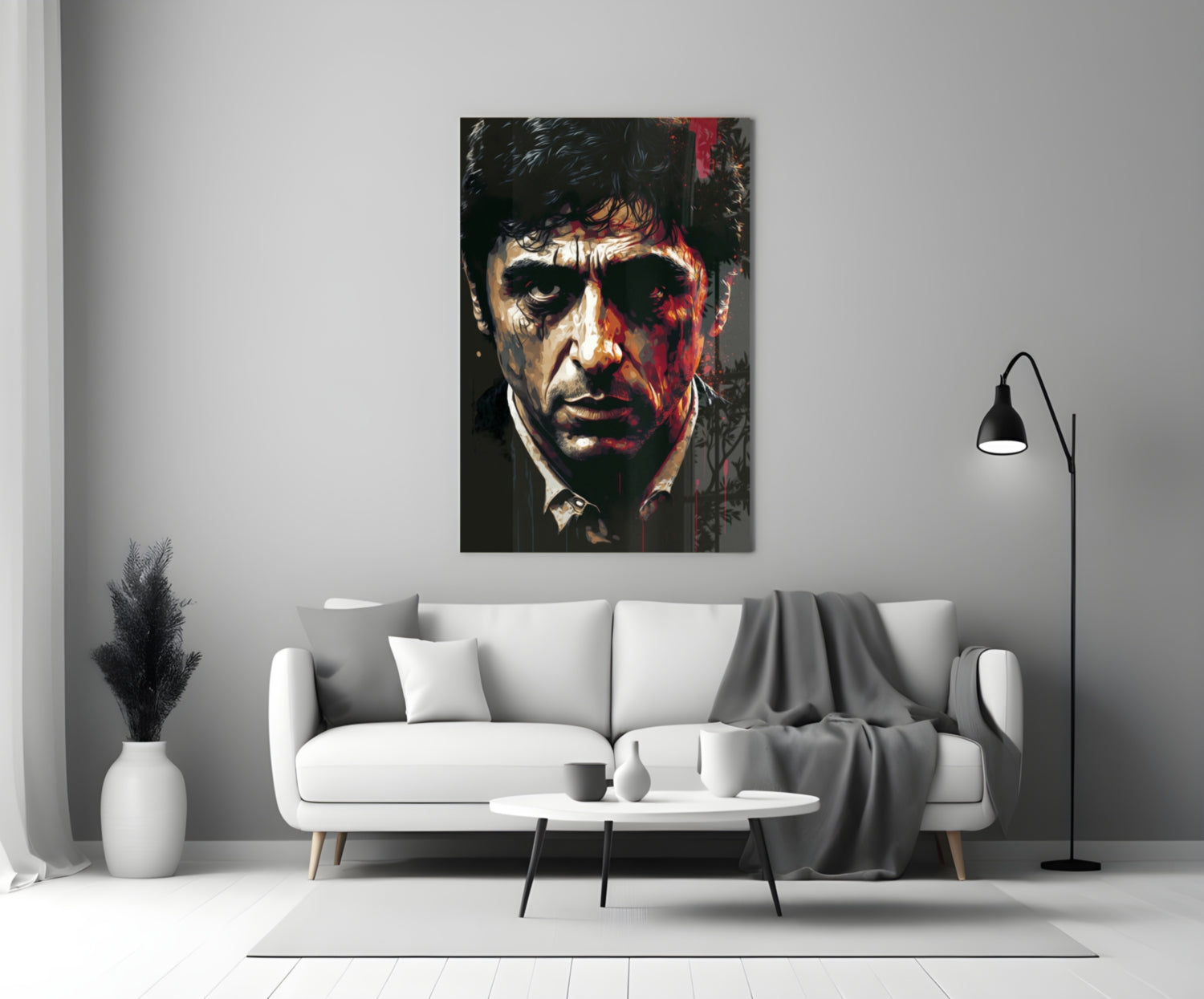 Al Pacino Glass Wall Art  || Designer Collection