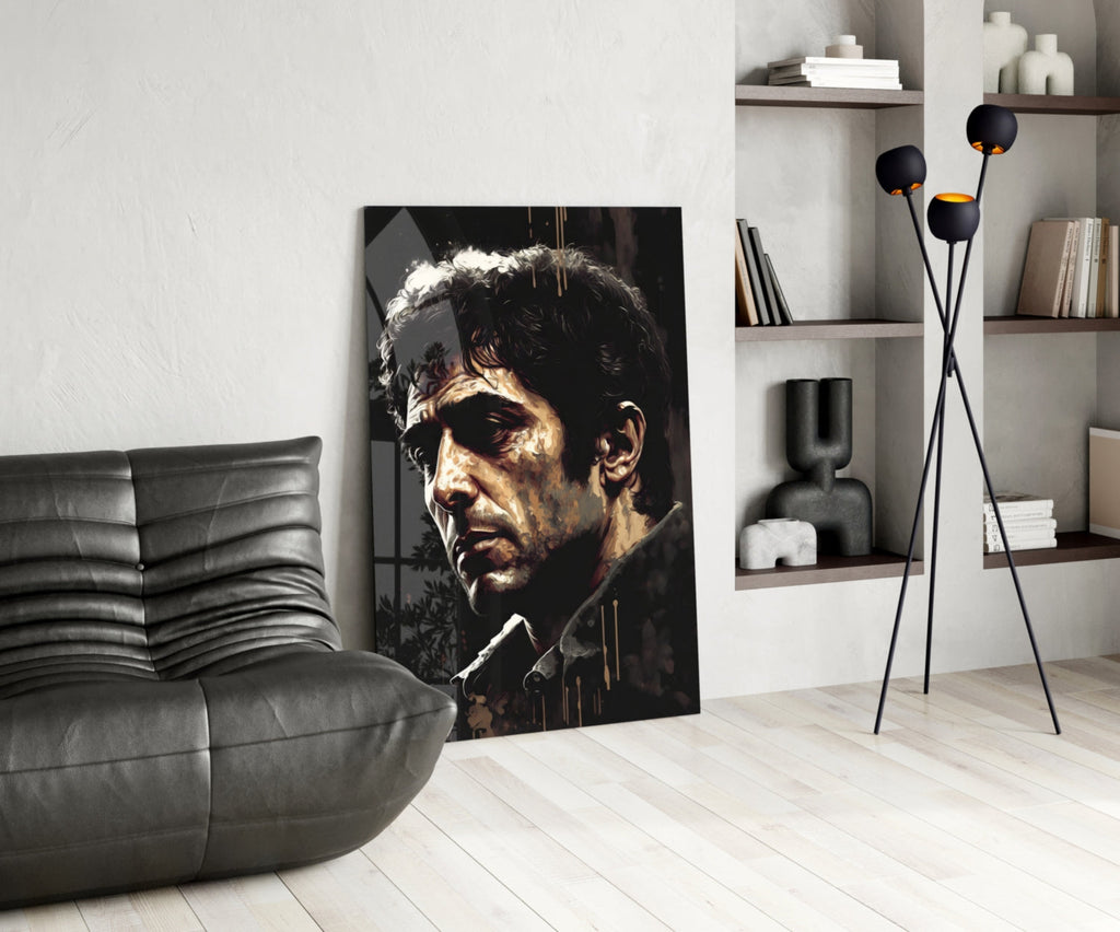 Al Pacino Glass Wall Art  || Designer Collection