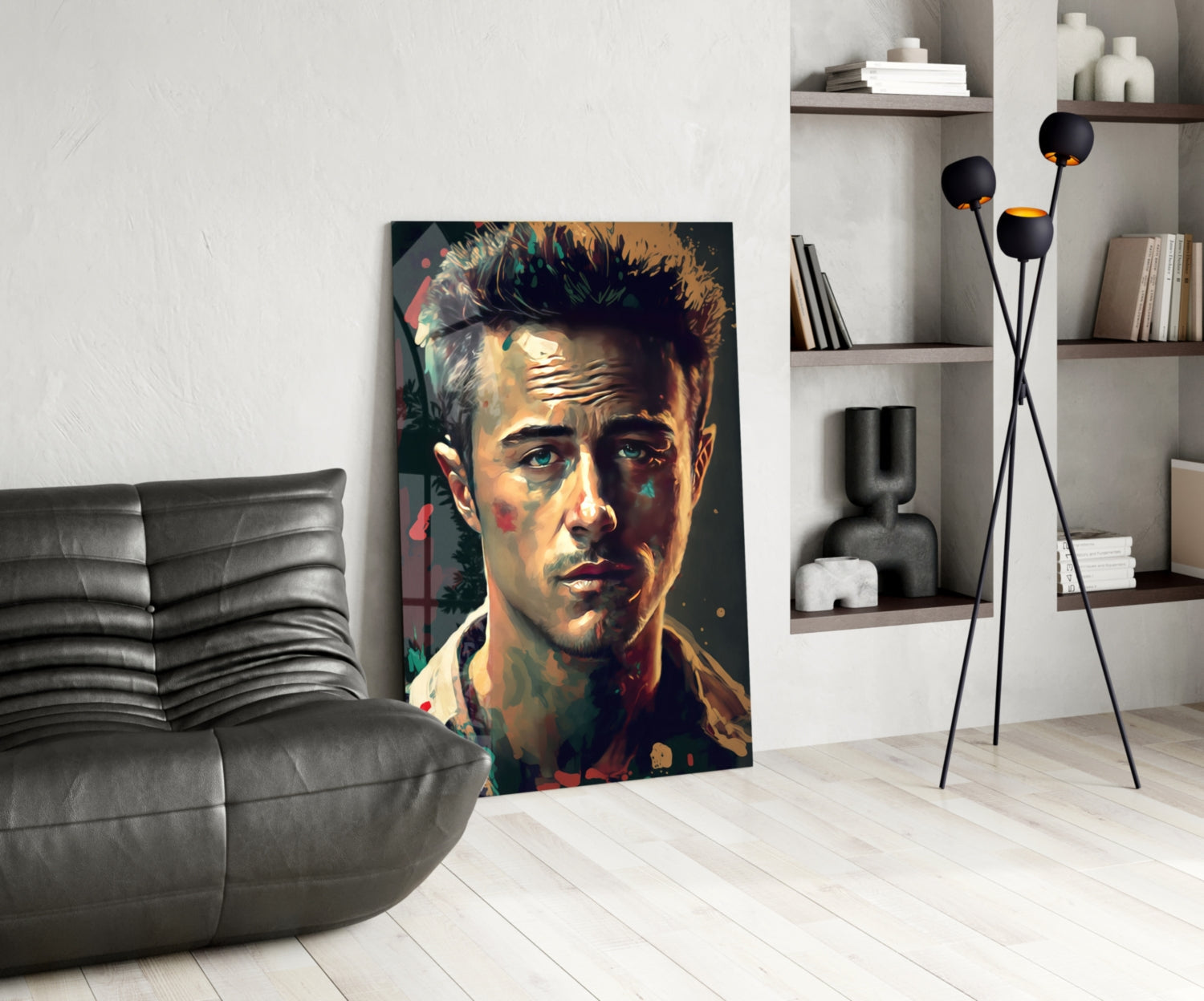 Fight Club - Norton Glass Wall Art  || Designers Collection