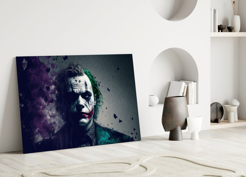 Joker Glass Wall Art  || Designer Collection