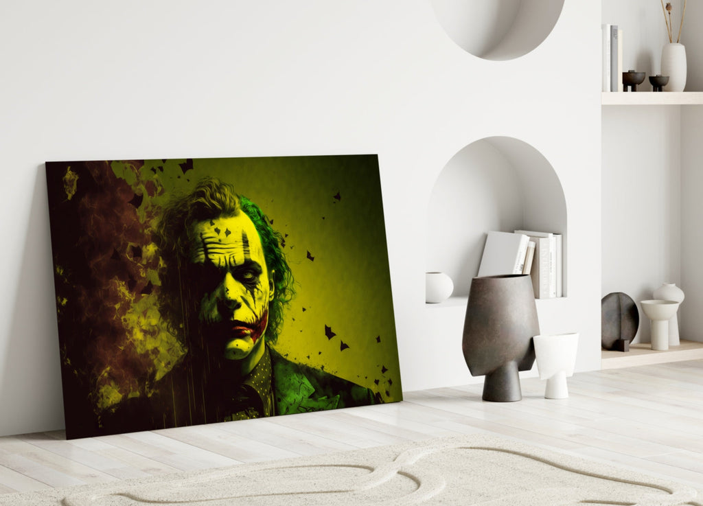 Joker Glass Wall Art  || Designer Collection