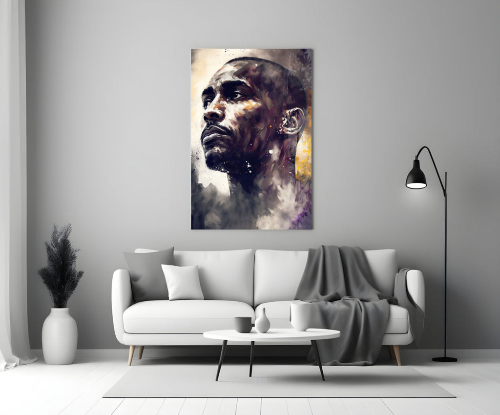 Kobe Bryant Glass Wall Art  || Designer Collection