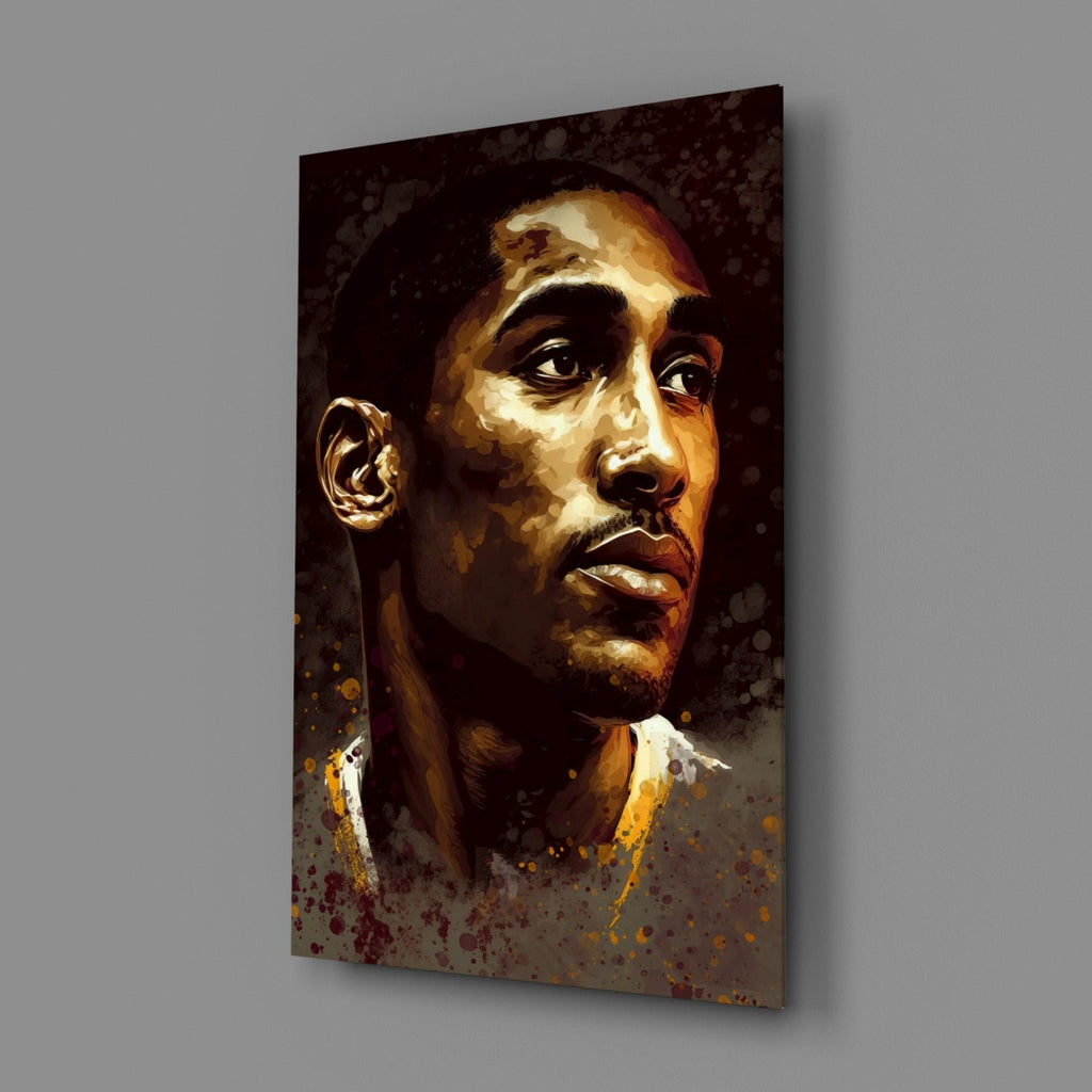 Kobe Bryant Glass Wall Art  || Designer Collection