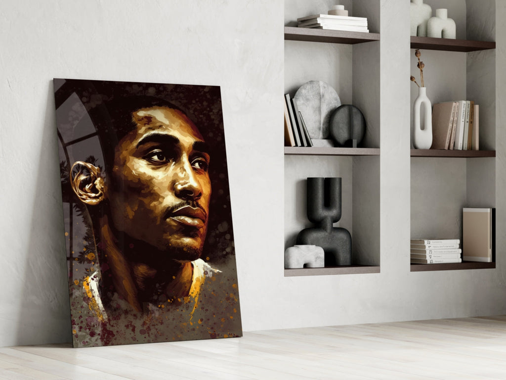 Kobe Bryant Glass Wall Art  || Designer Collection