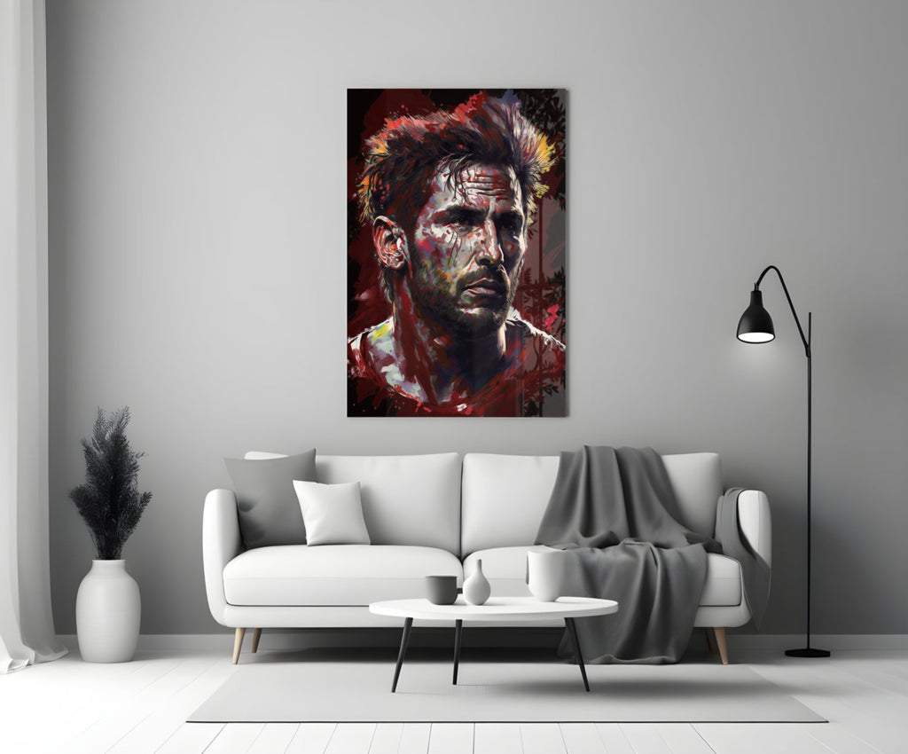 Messi Glass Wall Art  || Designer Collection