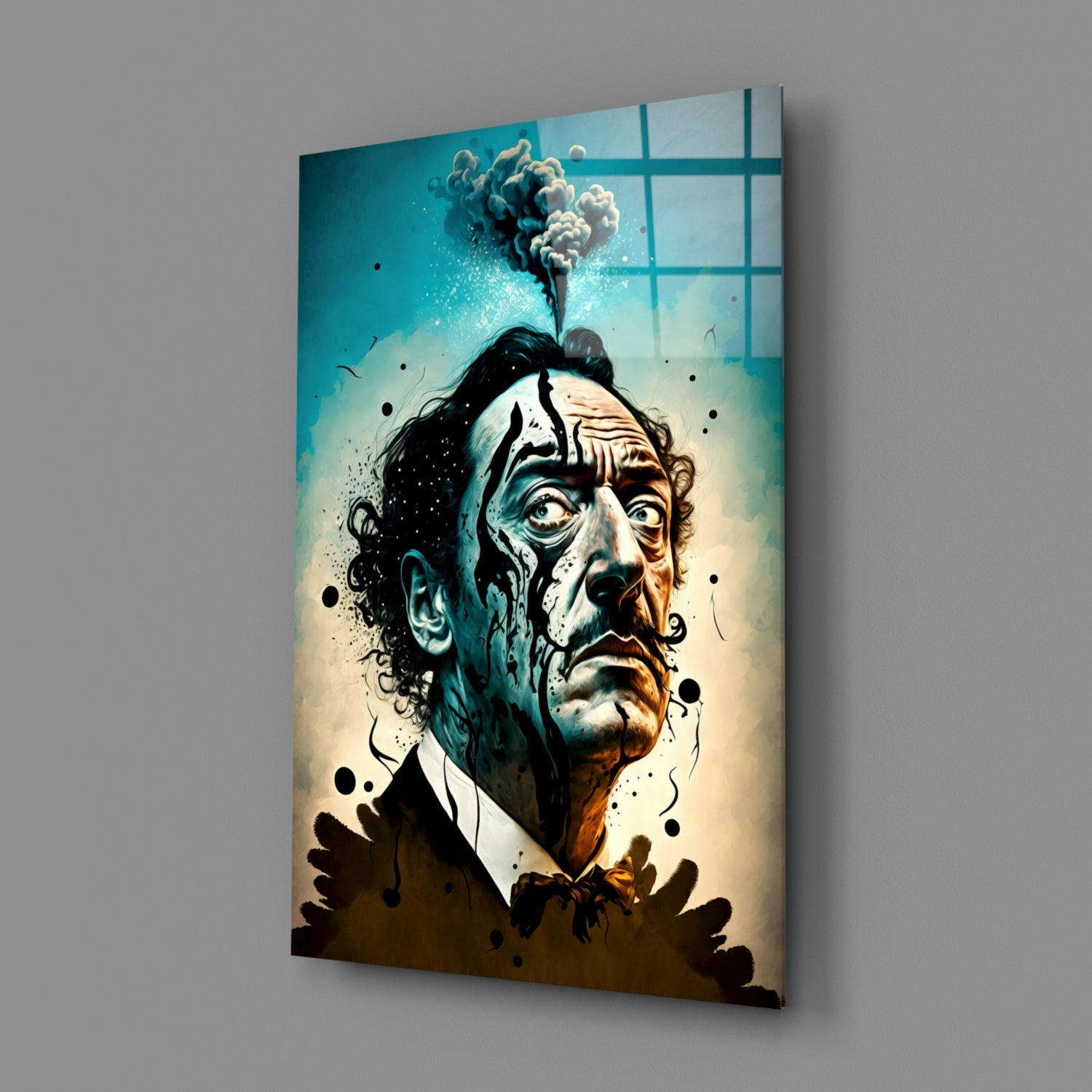 Salvador Dali Glass Wall Art  || Designer Collection