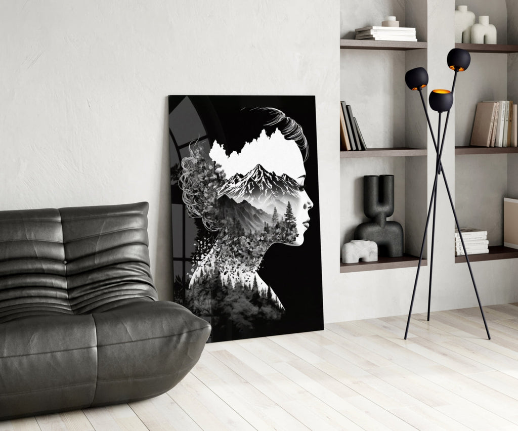 Forest in my Mind Glass Wall Art || Designer Collection