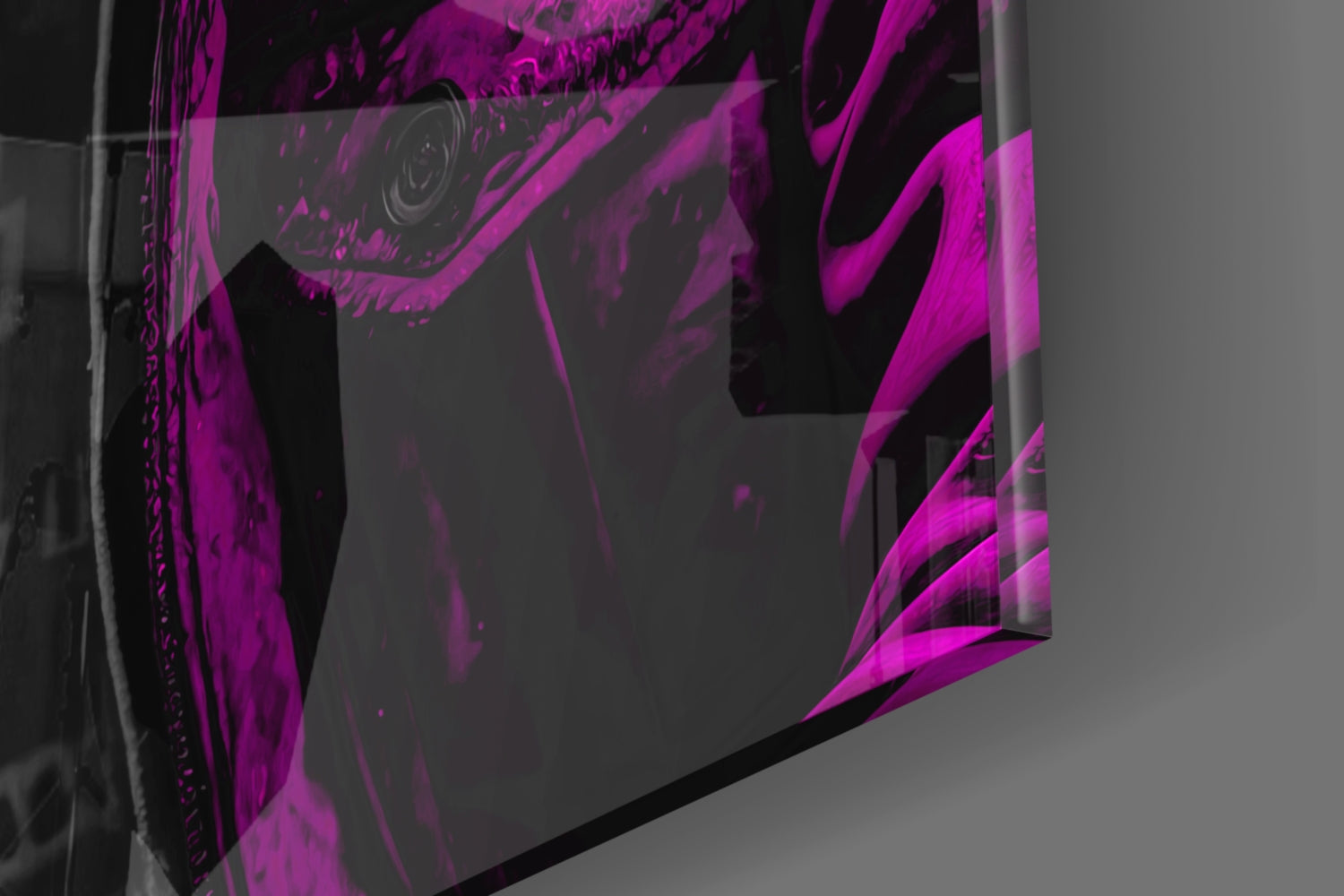 Rebellios Ape  Glass Wall Art || Designer Collection