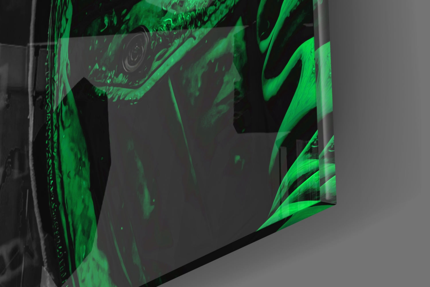 Rebellios Ape  Glass Wall Art || Designer Collection
