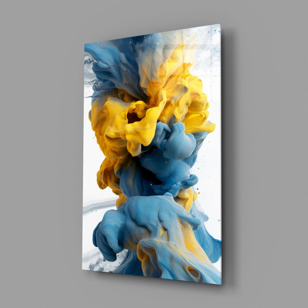 Color Explosion Glass Wall Art || Designer Collection