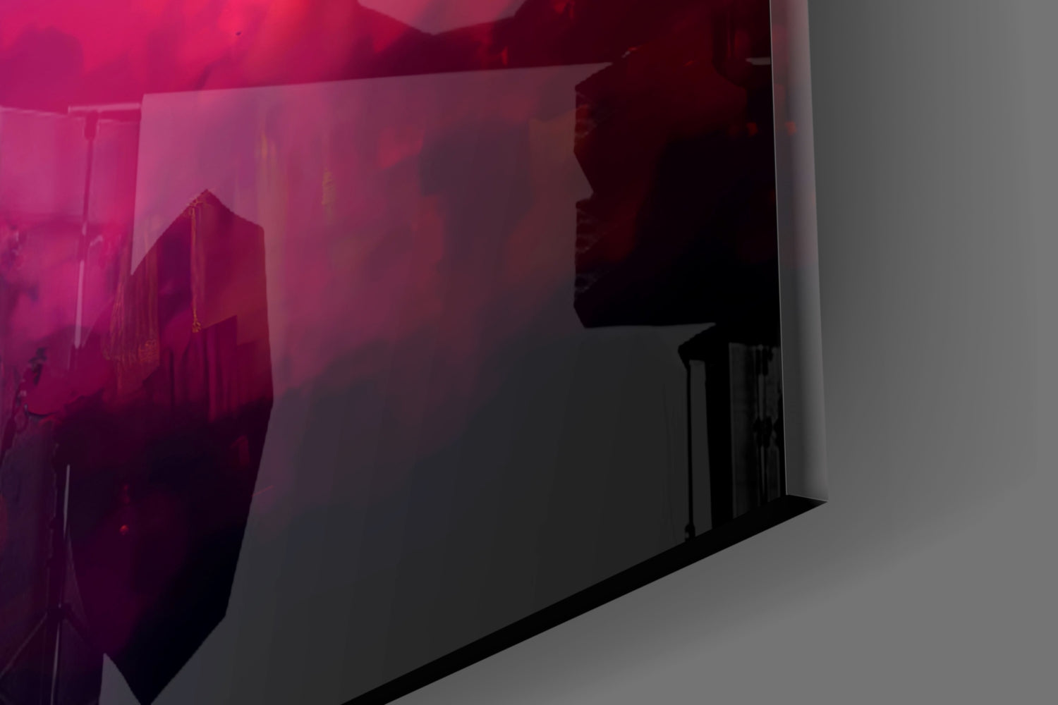 Cross Glass Wall Art || Designer Collection