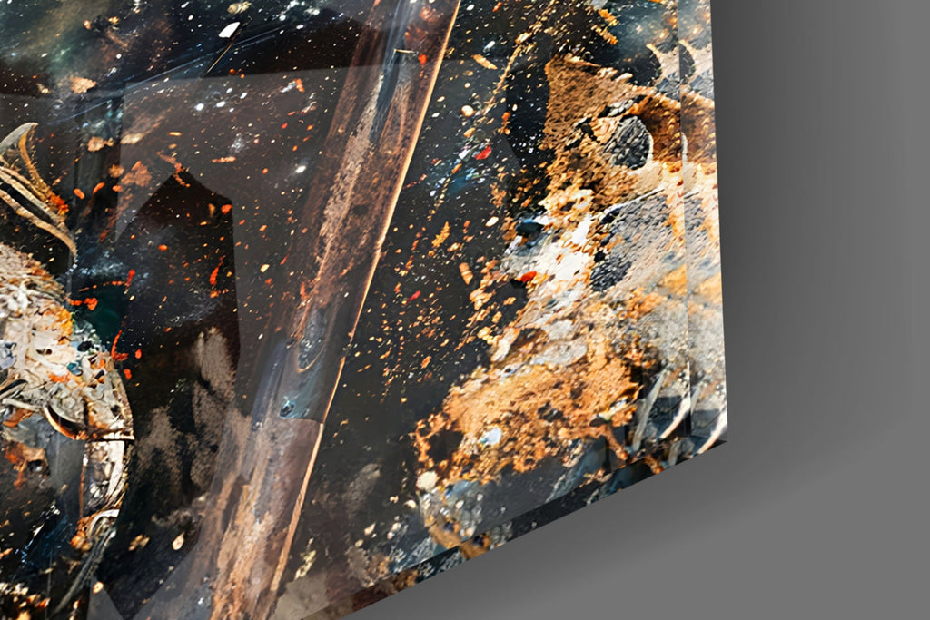 Gladiator Glass Wall Art || Designer Collection