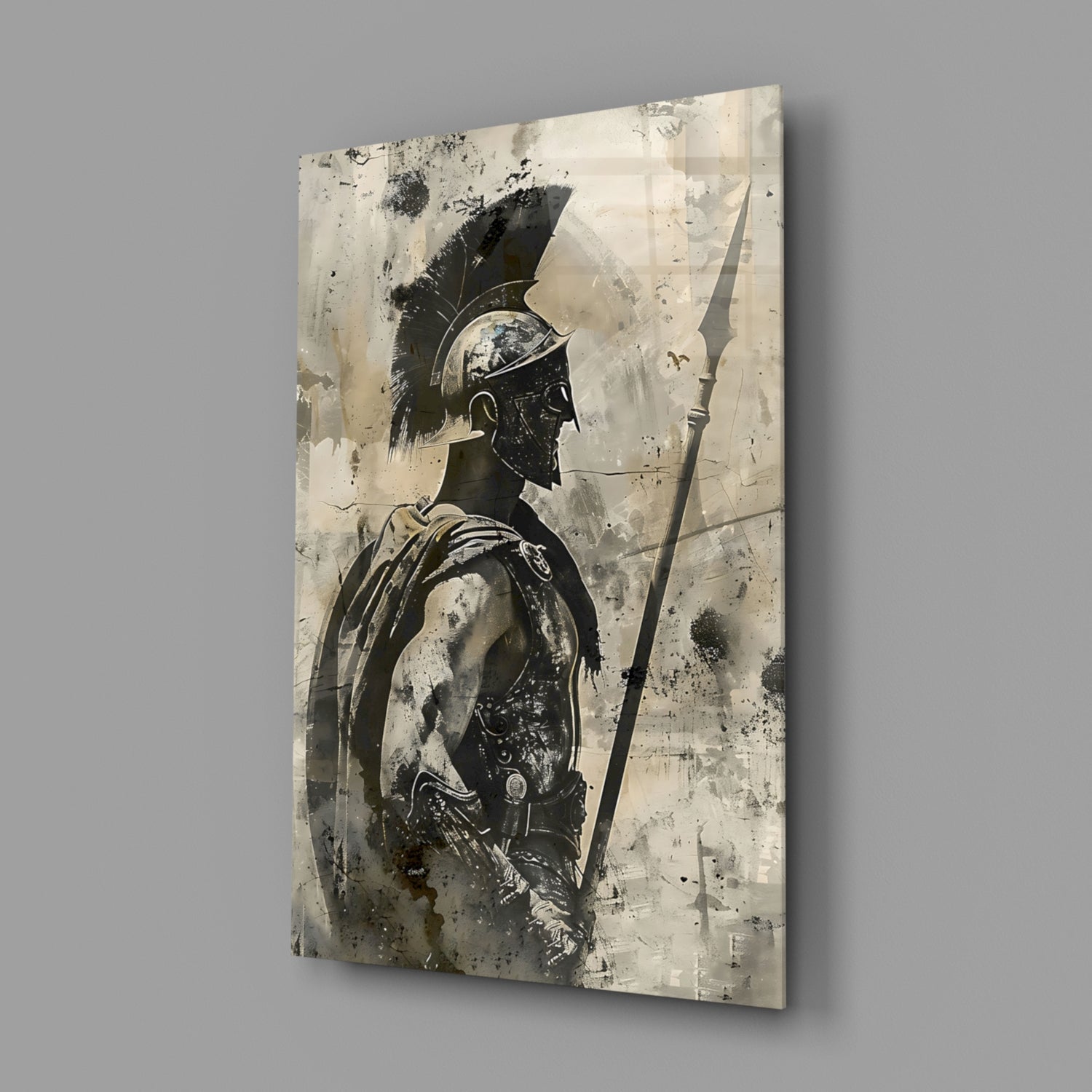 Gladiator Glass Wall Art || Designer Collection