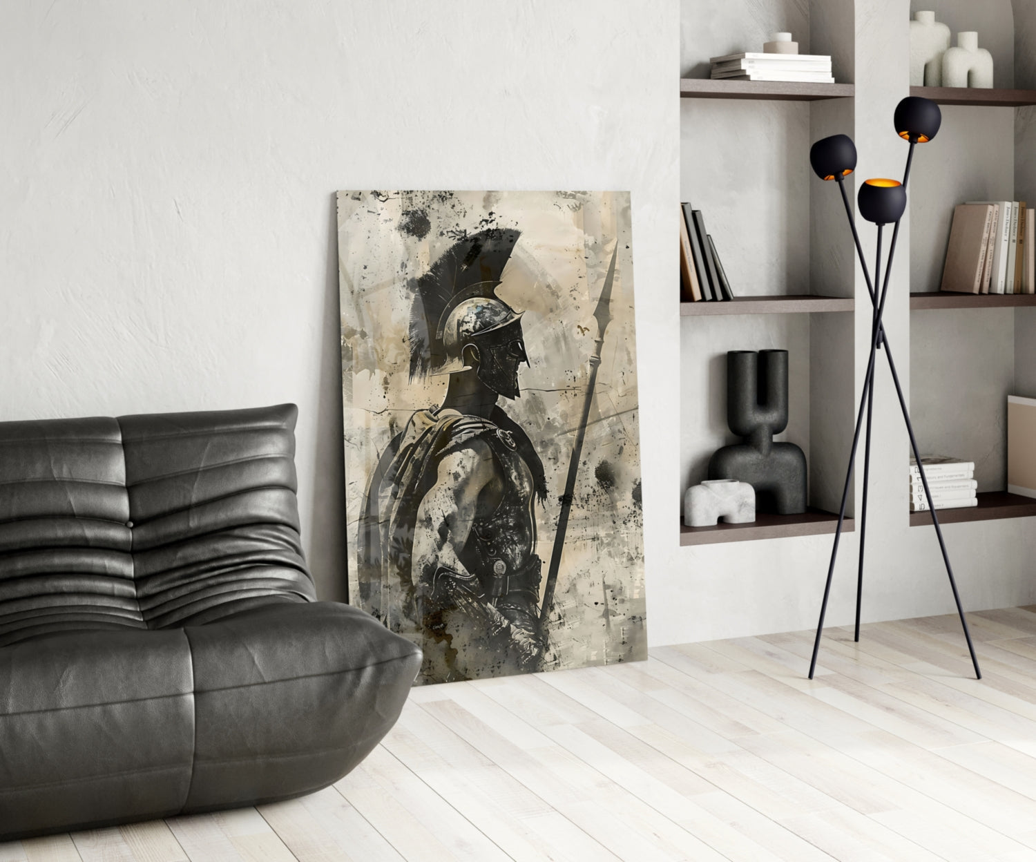 Gladiator Glass Wall Art || Designer Collection