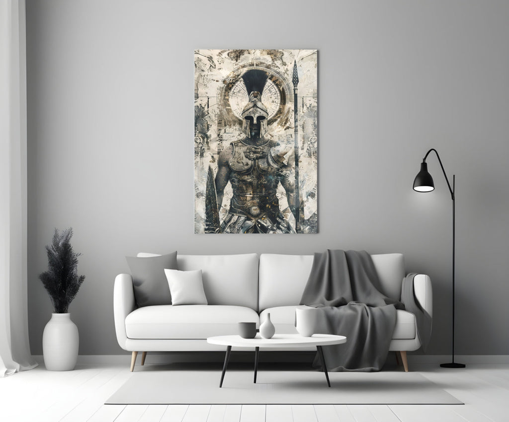 Gladiator Glass Wall Art || Designer Collection