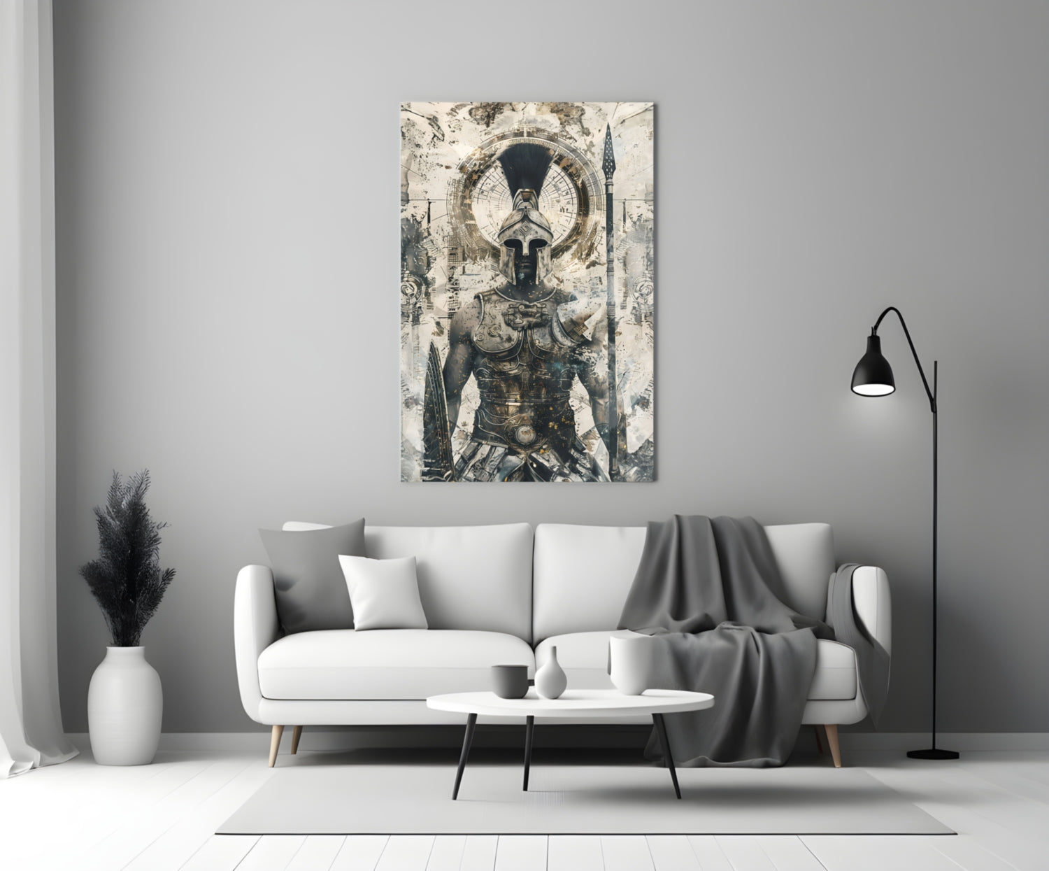 Gladiator Glass Wall Art || Designer Collection
