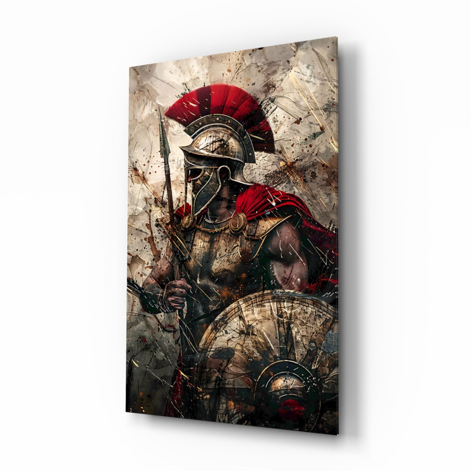 Gladiator Glass Wall Art || Designer Collection