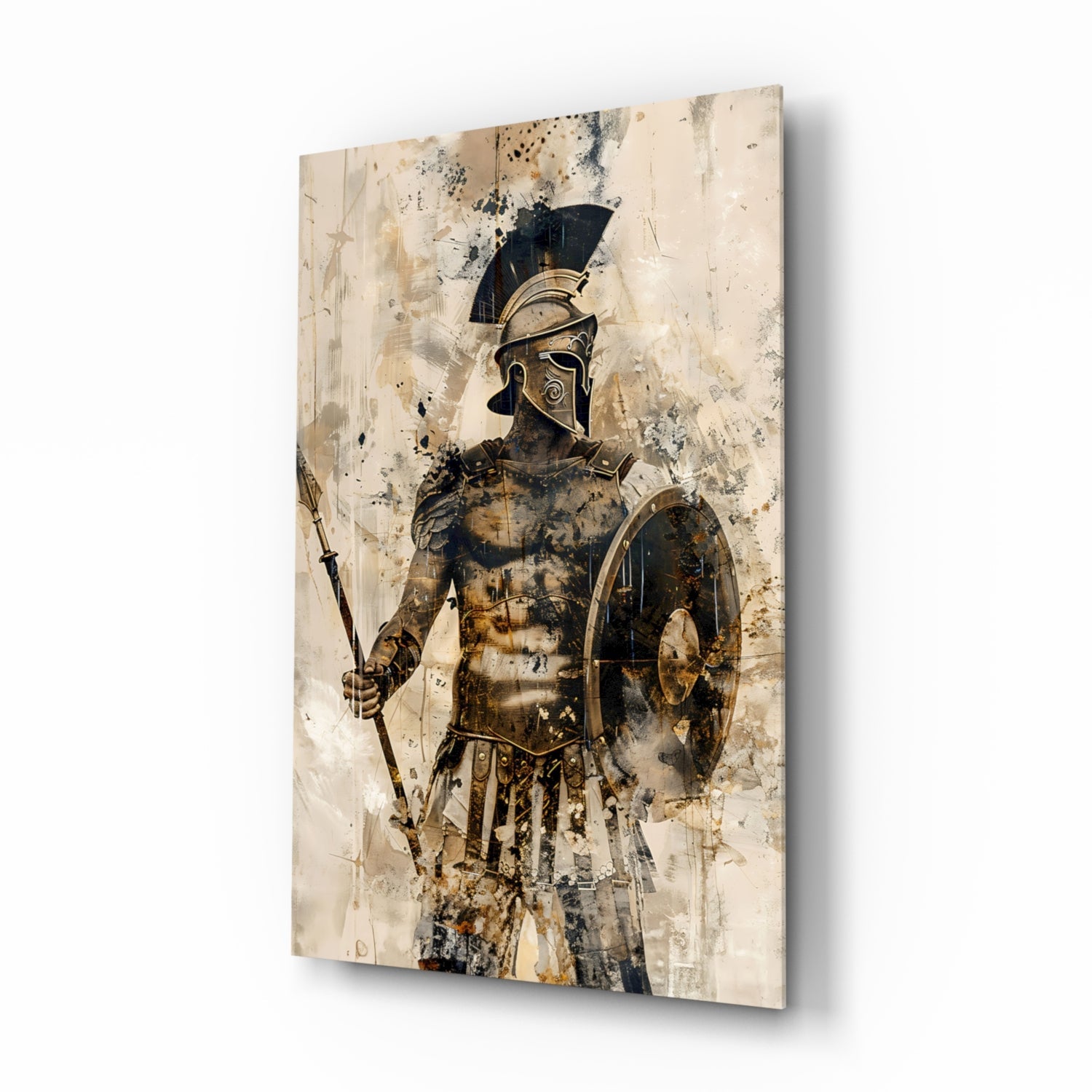 Gladiator Glass Wall Art || Designer Collection