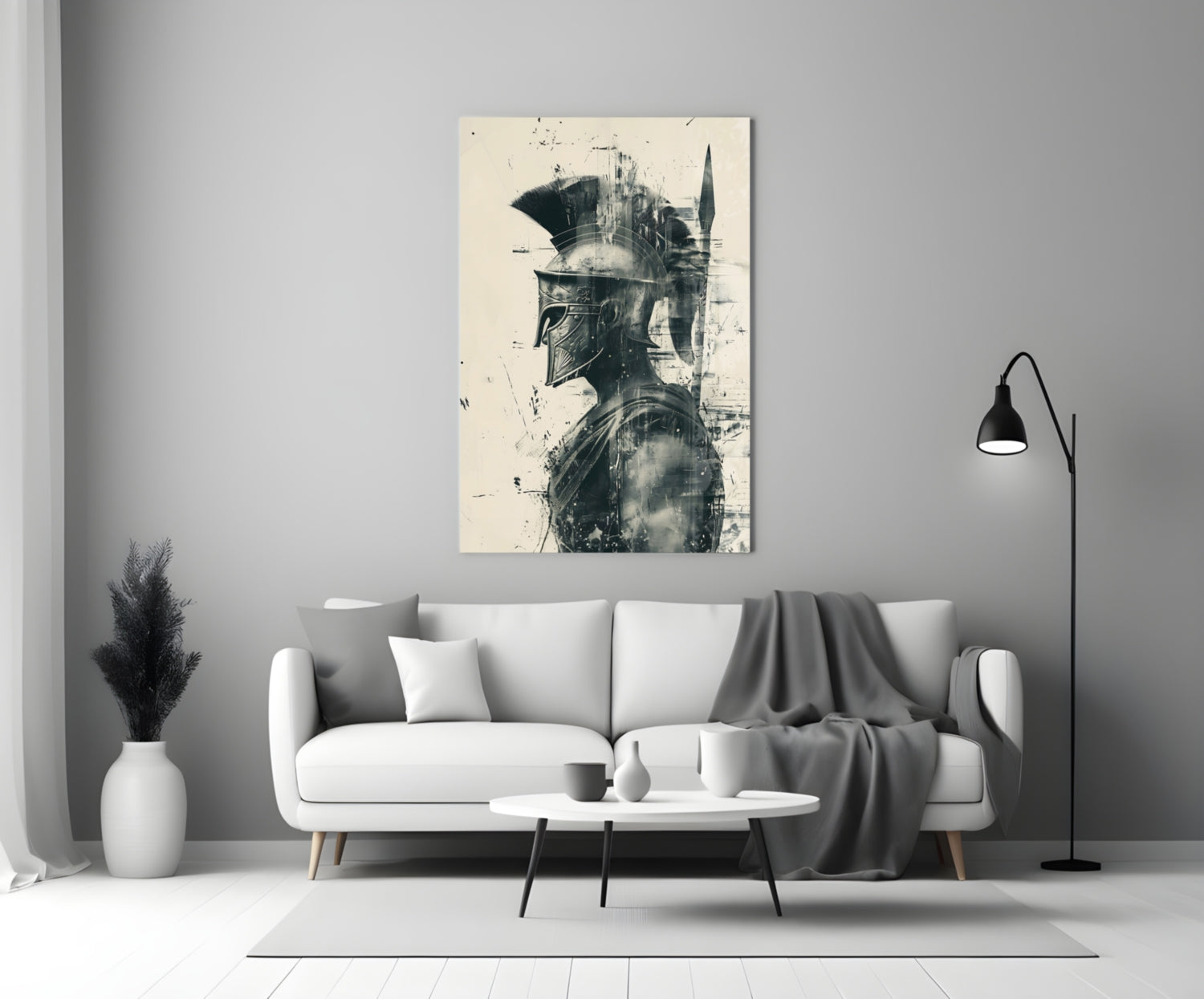 Gladiator Glass Wall Art || Designer Collection