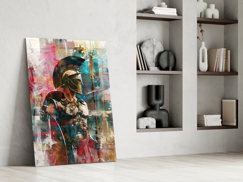 Gladiator Glass Wall Art || Designer Collection