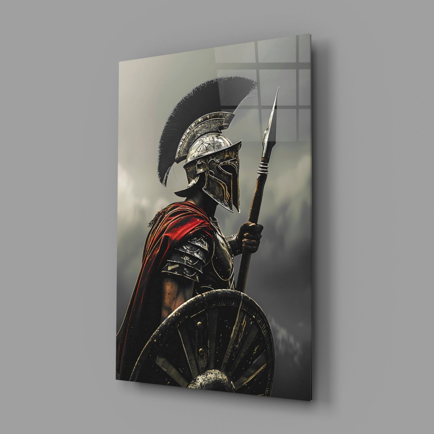 Gladiator Glass Wall Art || Designer Collection