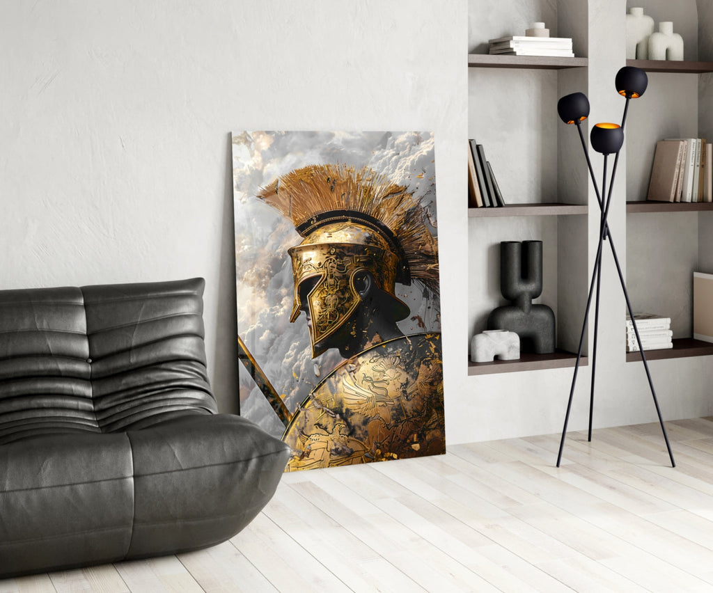 Gladiator Glass Wall Art || Designer Collection
