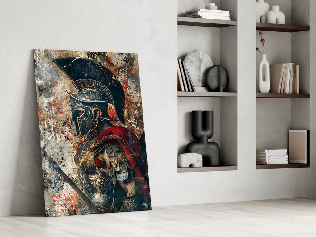 Gladiator Glass Wall Art || Designer Collection