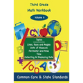 Third Grade Math Volume 6: Lines, Rays and Angles, Units of Measure, Perimeter and Area, Time, Collecting and Displaying Data - Paperback