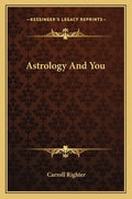 Astrology and You - Paperback