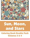 Sun, Moon, and Stars Coloring Book Double Pack (Volumes 3 & 4) - Paperback