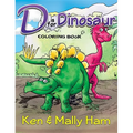 D Is for Dinosaur Coloring Book - Paperback