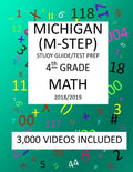 4th Grade MICHIGAN M-STEP, 2019 MATH, Test Prep: : 4th Grade MICHIGAN STUDENT TEST of EDUCATION PROGRESS 2019 MATH Test Prep/Study Guide - Paperback