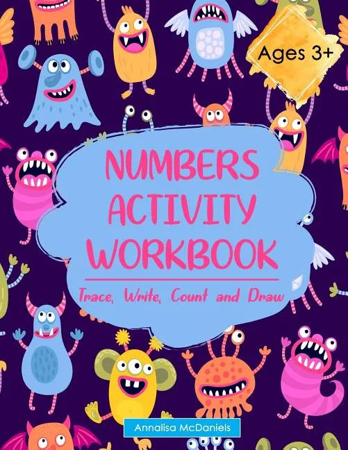 Numbers Activity Workbook: Trace, Write, Count and Draw - Paperback