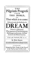 The Pilgrim's Progress from this World to that Which is to Come - Hardcover