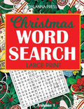 Christmas Word Search Puzzles, Large Print - Paperback
