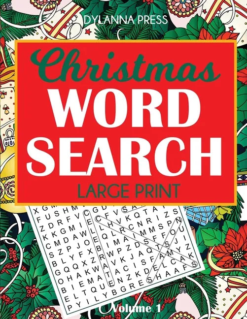 Christmas Word Search Puzzles, Large Print - Paperback